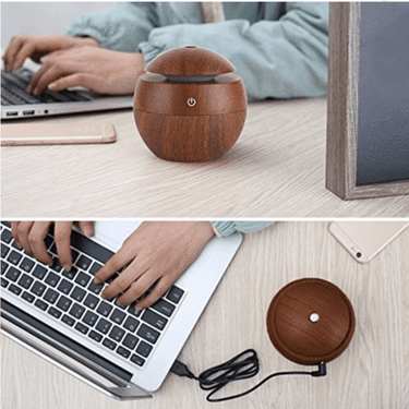 Diffuseur d'huiles essentielles LED Sensible au toucher Humidificateur USB