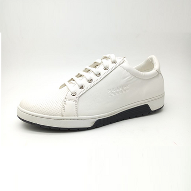 BASKET CUIR - SM-250-BLANC