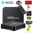 MXQ PRO Android 7.1.2 TV Box S905W UHD 4K 3D H.265 VP9 KODI 17.6 Quad Core 1GB / 8GB WiFi LAN Smart Media Player EU Plug