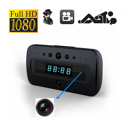 T10 Spy Camera Video Sound Recorder Alarm Clock with Wi-Fi Monitoring - Spy Cameras