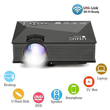 VIDÉO PROJECTEUR PORTABLE LED FULL HD - HDMI / AV / USB / SD / VGA