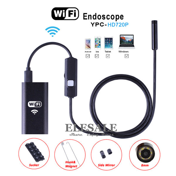 Endoscope HD720P caméra d'inspection pour endoscope HD720P WIFI pour IOS Ensemble d'endoscope pour Windows WIFI Windows