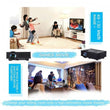 VIDÉO PROJECTEUR WIFI PORTABLE LED HD 1200 LUMENS - HDMI/ AV / USB / SD / VGA