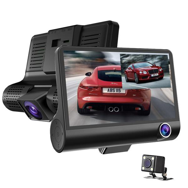 CAR DVR Caméra Voiture DVR 3 Lens Enregistreur Vidéo Full HD 1080P