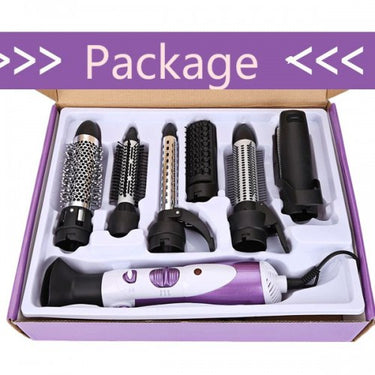 KEMEI KM-585 7 IN 1 ELECTRIC MULTIFUNCTIONAL HAIR DRYER CURLER STRAIGHTENER STYLING TOOL