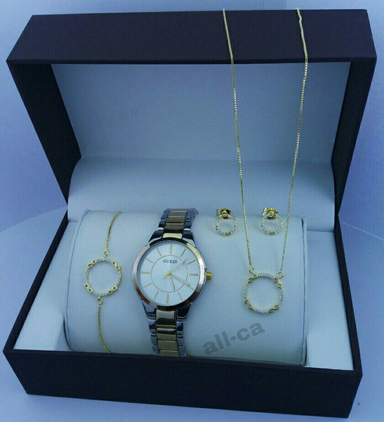 MONTRE + COLLIER + 2 BOUCLES D'OREILLE + BRACELET - PACK-B1