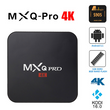 MXQ PRO Android 7.1.2 TV Box S905W UHD 4K 3D H.265 VP9 KODI 17.6 Quad Core 1GB / 8GB WiFi LAN Smart Media Player EU Plug