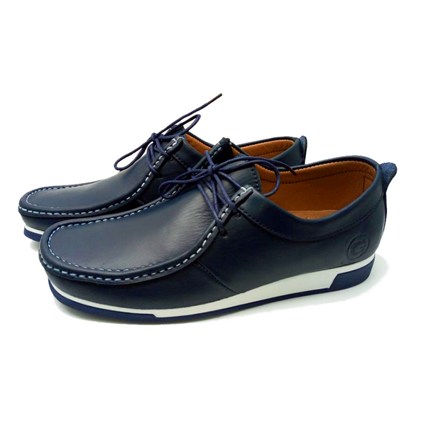 Mocassin Original - SM-137- CUIR - Bleu marine