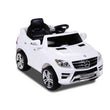 Mercedes ML350 Voiture électrique pour enfant 2 x 6 Volts Blanc