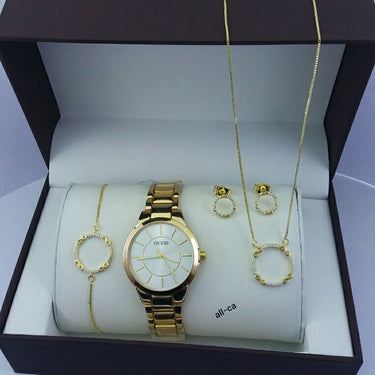 MONTRE + COLLIER + 2 BOUCLES D'OREILLE + BRACELET - PACK-B3