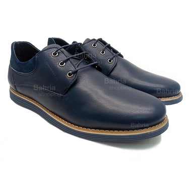 CHAUSSURE CUIR- Bleu marine