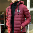 nouvelle Marque hiver Veste pour les hommes - rouge