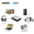 VIDÉO PROJECTEUR PORTABLE LED FULL HD - HDMI / AV / USB / SD / VGA