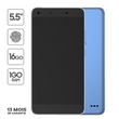 Tecno - Spark - 5.5" - 3G - 16Go ROM - 1Go RAM - Blue + Cover offert