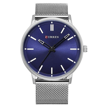 MONTRE CURREN TABLEAU BLEU POUR HOMME