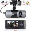 DOUBLE CAMÉRA DE VOITURE GPS DVR PLEIN HD 1080P LCD 2,7 "G-SENSOR OBJECTIF 130 °