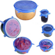 Silicone Stretch Lids 6pcs-Pack