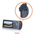 DOUBLE CAMÉRA DE VOITURE GPS DVR PLEIN HD 1080P LCD 2,7 "G-SENSOR OBJECTIF 130 °