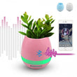 MINI LUMIÈRE DE NUIT DE HAUT-PARLEUR DE BLUETOOTH DE MINI POT DE FLEUR -